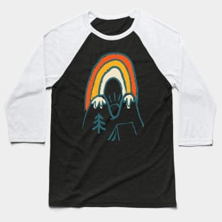 Mountain and Rainbow Baseball T-Shirt